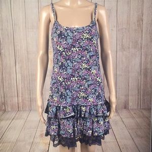 Girls flower tank dress